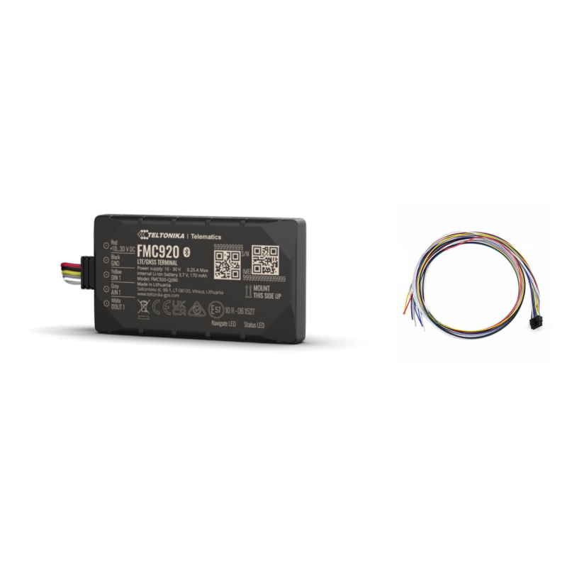 Pack Anti-theft Consumer Teltonika · FMC920 + cable + alarm | Trackiber