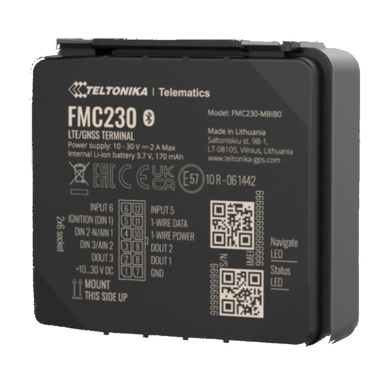 FMC230 Teltonika · Advanced | Trackiber