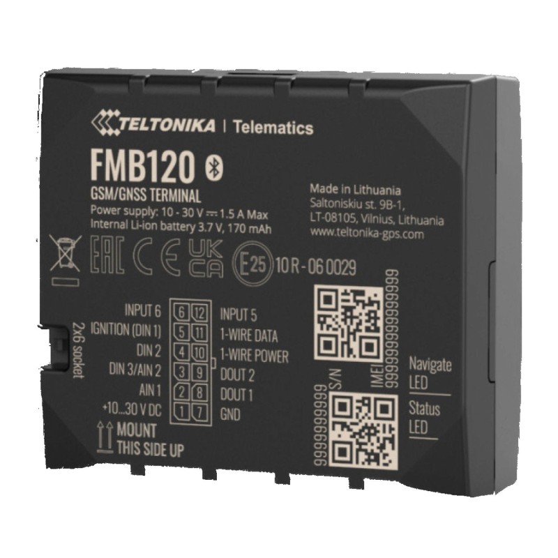 FMB120 Teltonika · Advanced | Trackiber