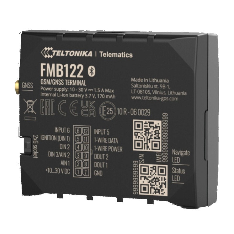 FMB122 Teltonika · Advanced | Trackiber