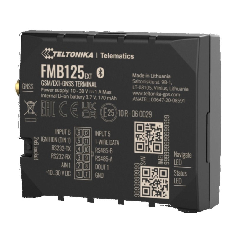 FMB125 Teltonika · Professional | Trackiber