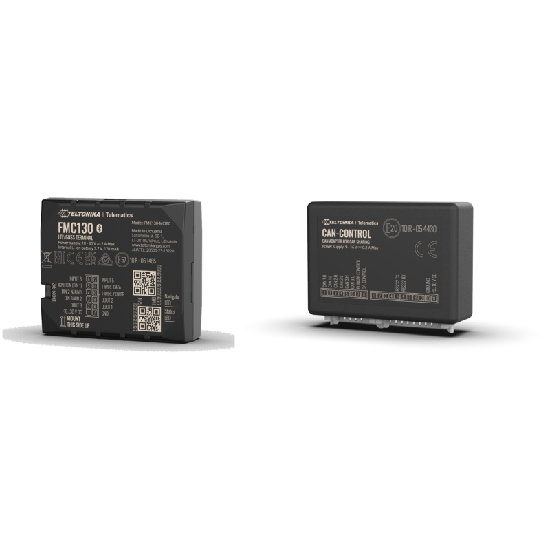 Pack Car-Sharing Teltonika · FMC130 + CAN-CONTROL + cable | Trackiber