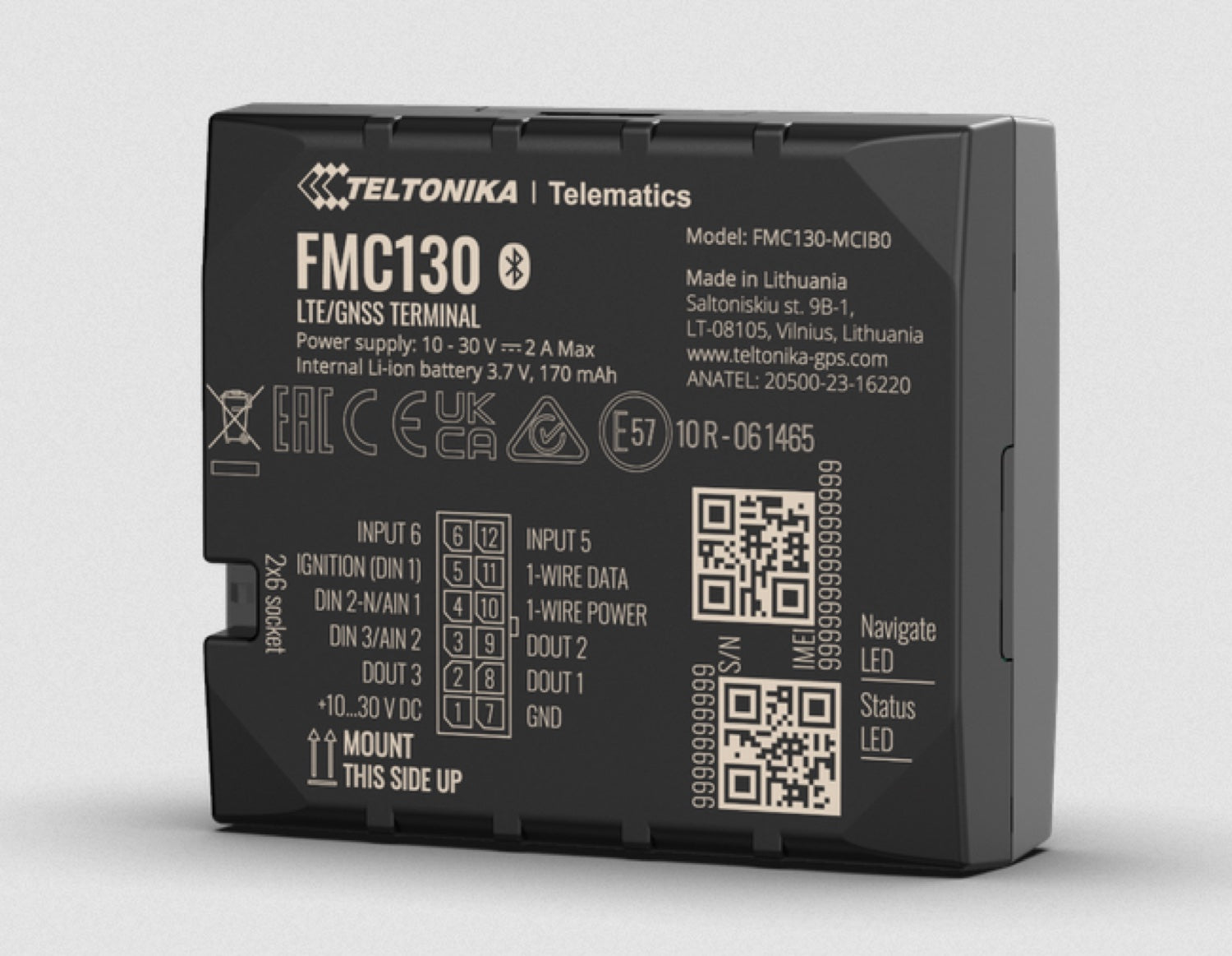 Localizador GPS 4G Teltonika FMC130 para flotas y car-sharing
