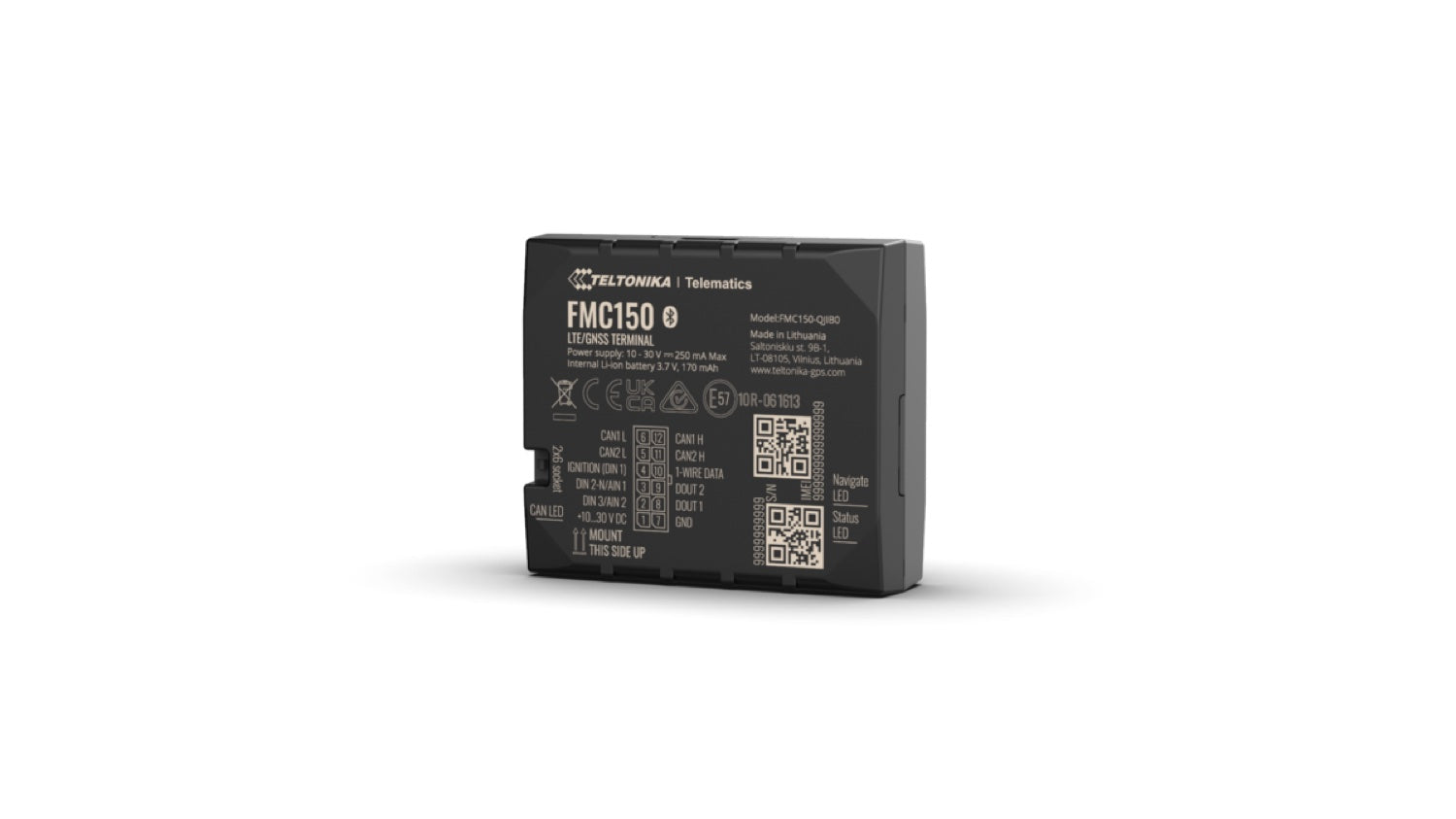 Tracker GPS 4G Teltonika FMC150 con bus CAN integrado
