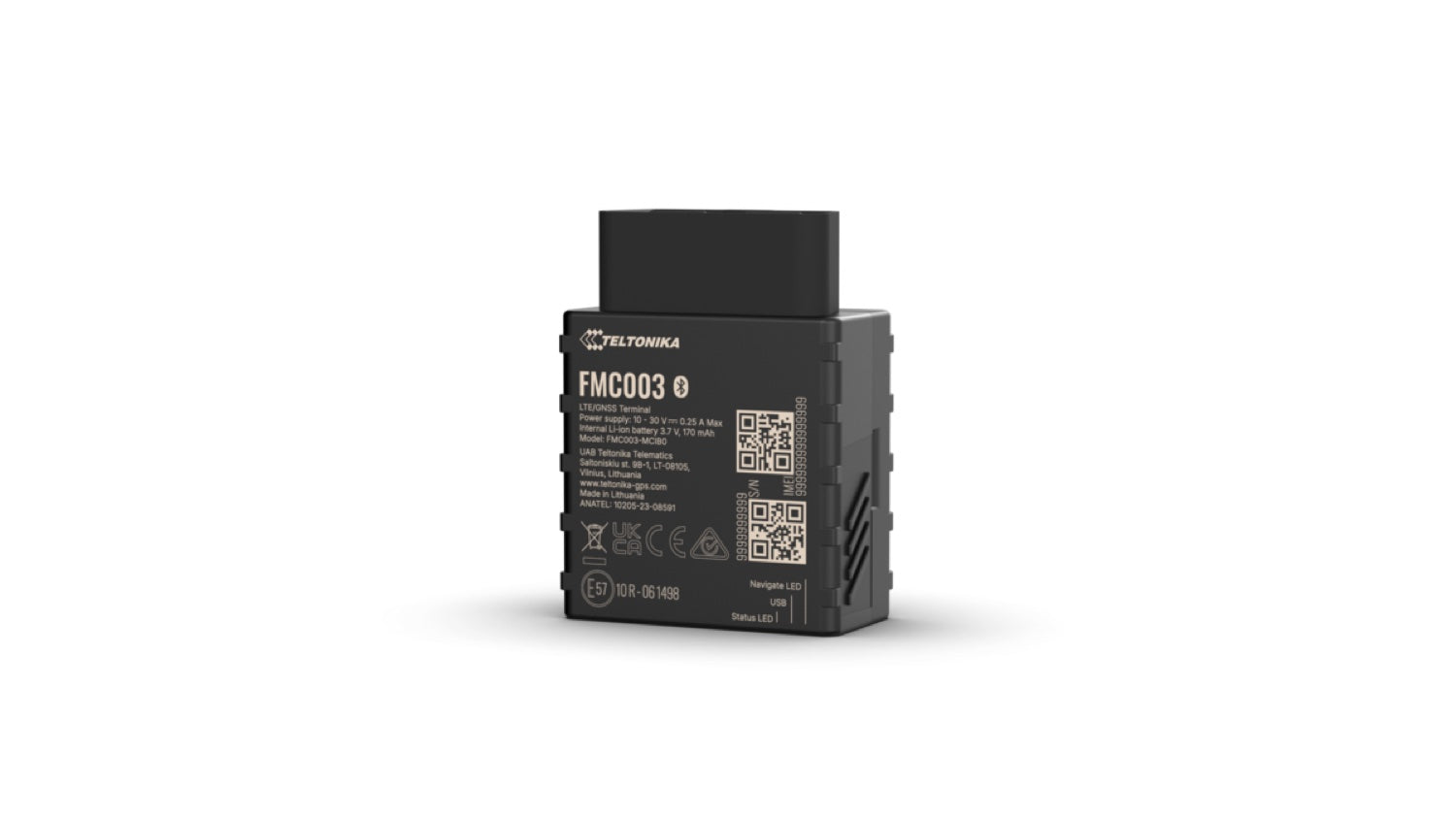 Tracker GPS 4G OBD Teltonika FMC003 con datos OEM